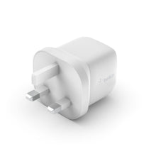 BELKIN | BOOSTâ†‘CHARGEâ„¢ USB-C PD GaN Wall Charger 30W White | WCH001myWH