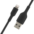 BELKIN | Boost Charge Lightning to USB-A Cable (1m / 3.3ft, Black) | CAA001bt1MBK