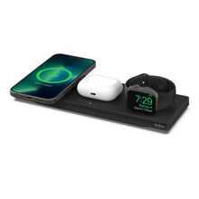 BELKIN | BOOSTâ†‘CHARGE PRO 3-in-1 Wireless Charging Pad with MagSafe Black | WIZ016myBK