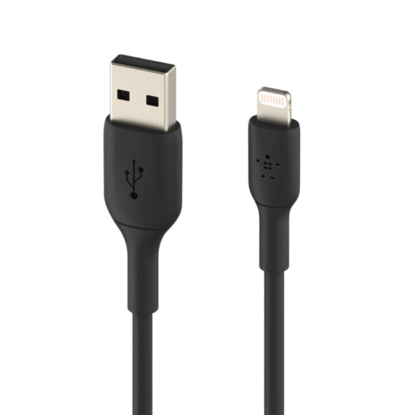 BELKIN | Boost Charge Lightning to USB-A Cable (1m / 3.3ft, Black) | CAA001bt1MBK