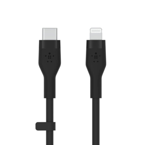 BELKIN | BOOSTâ†‘CHARGE Flex USB-C Cable with Lightning Connector 1m Black | CAA009BT1MBK