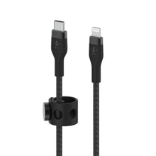 BELKIN | BOOSTâ†‘CHARGE Pro Flex 15W Usb-C Braided Silicone with Lightning 1M Black for Iphone & Ipad | CAA011BT1MBK