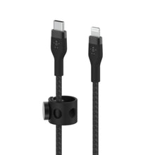 BELKIN | BOOSTâ†‘CHARGE Pro Flex 15W Usb-C Braided Silicone with Lightning 1M Black for Iphone & Ipad | CAA011BT1MBK