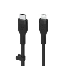 BELKIN | BOOSTâ†‘CHARGE Flex USB-C Cable with Lightning Connector 1m Black | CAA009BT1MBK