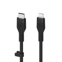 BELKIN | BOOSTâ†‘CHARGE Flex USB-C Cable with Lightning Connector 1m Black | CAA009BT1MBK