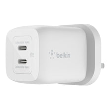 BELKIN | BOOSTâ†‘CHARGE PRO Dual USB-C GaN Wall Charger with PPS 65W White | WCH013myWH