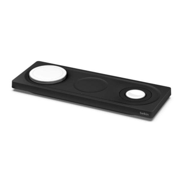 BELKIN | BOOSTâ†‘CHARGE PRO 3-in-1 Wireless Charging Pad with MagSafe Black | WIZ016myBK