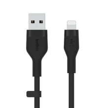 BELKIN | BOOSTâ†‘CHARGE Flex USB-A Cable with Lightning Connector 1m Black | CAA008BT1MBK