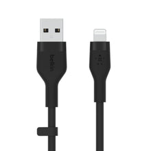 BELKIN | BOOSTâ†‘CHARGE Flex USB-A Cable with Lightning Connector 1m Black | CAA008BT1MBK
