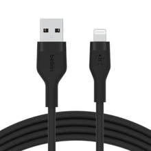 BELKIN | BOOSTâ†‘CHARGE Flex USB-A Cable with Lightning Connector 1m Black | CAA008BT1MBK
