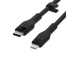 BELKIN | BOOSTâ†‘CHARGE Flex USB-C Cable with Lightning Connector 1m Black | CAA009BT1MBK