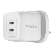 BELKIN | BOOSTâ†‘CHARGE PRO Dual USB-C GaN Wall Charger with PPS 45W White | WCH011myWH