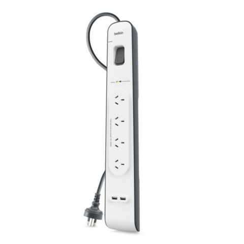 BELKIN | 2.4 Amp USB Charging 4-outlet Surge Protection Strip | BSV401af2M