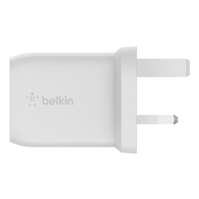 BELKIN | BOOSTâ†‘CHARGE PRO Dual USB-C GaN Wall Charger with PPS 65W White | WCH013myWH