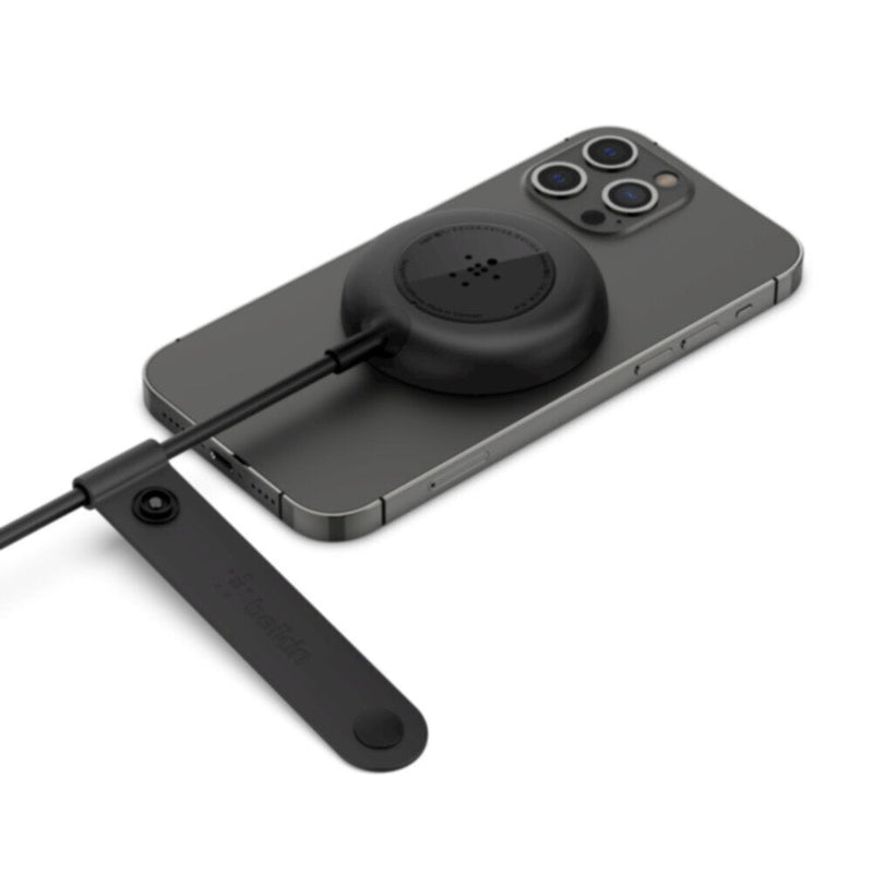 BELKIN | BOOSTâ†‘CHARGE Magnetic Portable Wireless Charger Pad 7.5W Black | WIA005myBK