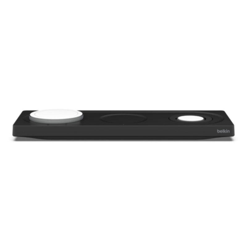 BELKIN | BOOSTâ†‘CHARGE PRO 3-in-1 Wireless Charging Pad with MagSafe Black | WIZ016myBK