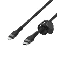 BELKIN | BOOSTâ†‘CHARGE Pro Flex 15W Usb-C Braided Silicone with Lightning 1M Black for Iphone & Ipad | CAA011BT1MBK