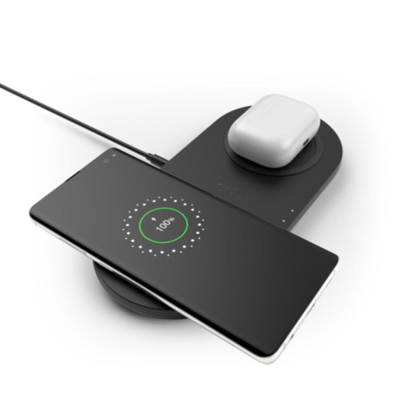 BELKIN | BOOST CHARGEâ„¢ Dual Wireless Charging Pads 10W Black | WIZ002myBK