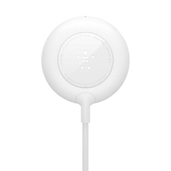 BELKIN | BOOSTâ†‘CHARGE Magnetic Portable Wireless Charger Pad 7.5W MagSafe Compatible For iPhone 13 / iPhone 12 White | WIA005btWH