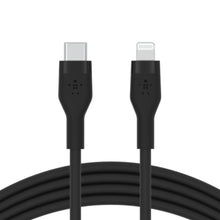 BELKIN | BOOSTâ†‘CHARGE Flex USB-C Cable with Lightning Connector 1m Black | CAA009BT1MBK