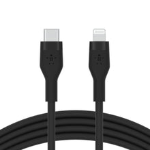 BELKIN | BOOSTâ†‘CHARGE Flex USB-C Cable with Lightning Connector 1m Black | CAA009BT1MBK