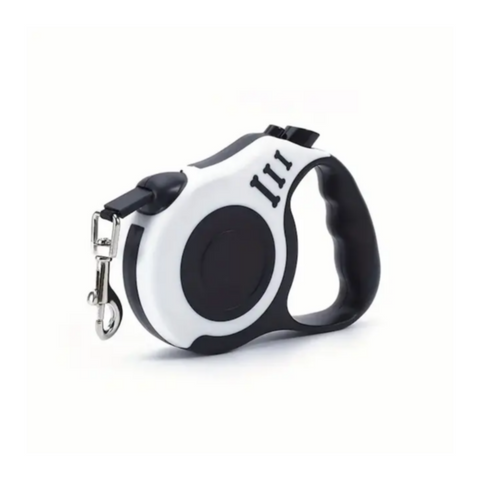 Retractable Pet Leash-Black&White