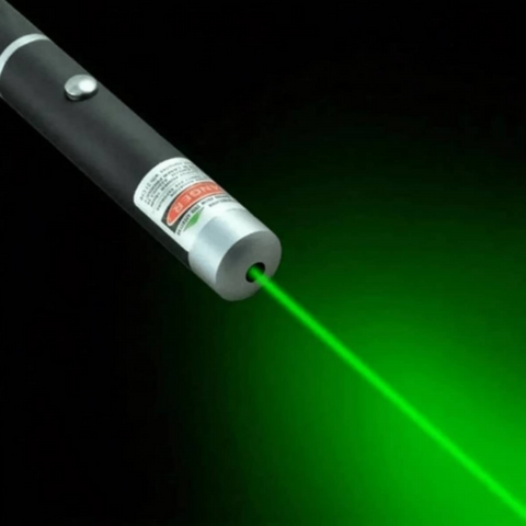 Pen Type Multi Functional Laser Toy - Green