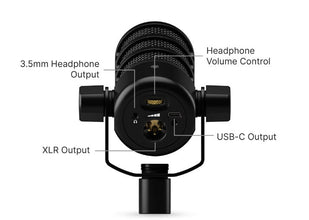 RODE | PodMic USB Dynamic Broadcast Microphone Black