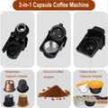 RAKO | Caffe 3 In 1 Coffee Maker Black | 9000037