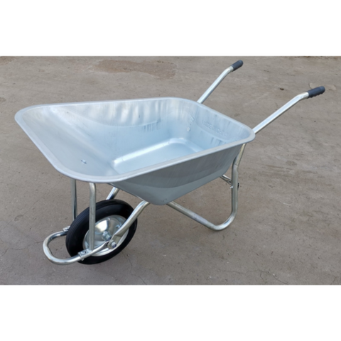 Wheel Barrow Heavy Duty 160Kg Capacity Silver | WBR55B-PT