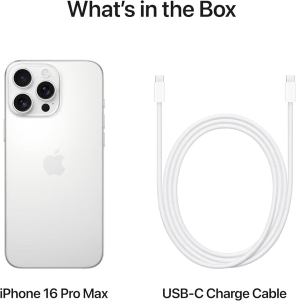 APPLE | iPhone 16 Pro Max - 256GB - 8GB RAM - 5G - White Titanium