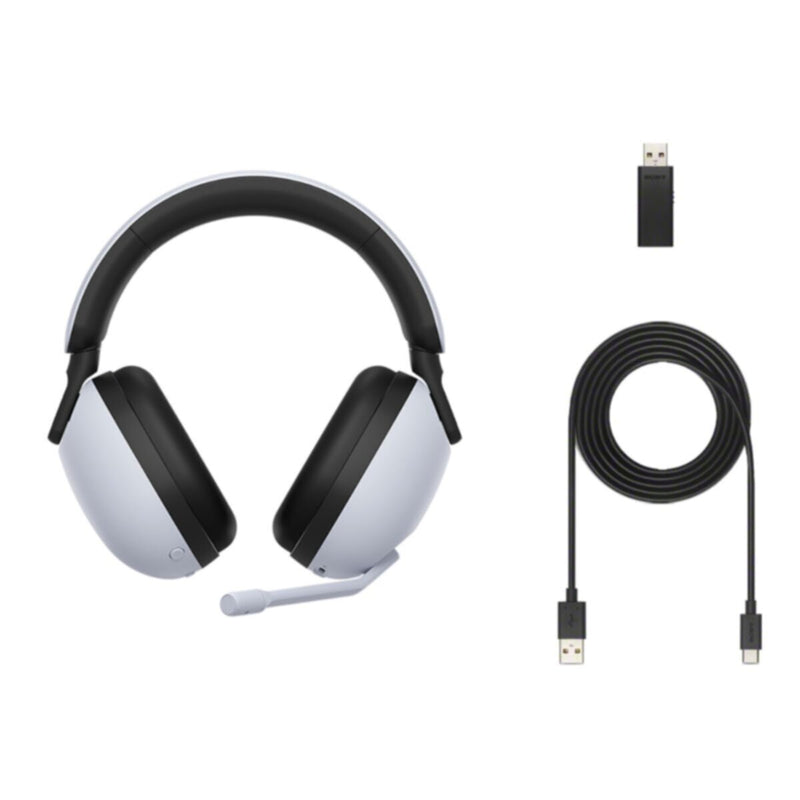 SONY | INZONE H9 Wireless Noise Canceling Gaming Headset with 360 Spatial Sound White | WH-G900N/WHITE