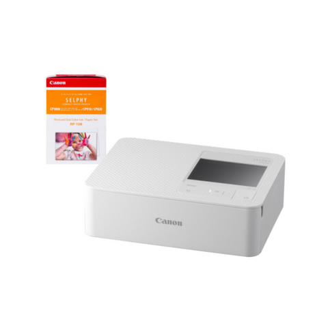 CANON | Selphy Photo Printer White + Color Ink | CP1500 WHÂ + RP-108 BUNDLEÂ Â Â Â Â Â Â Â Â Â Â Â Â Â Â Â Â Â Â Â Â Â Â Â Â Â Â Â Â Â Â Â Â