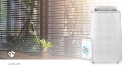 NEDIS | SmartLife 3-in-1 Air Conditioner Wi-Fi | 16000 BTU | 140 mÂ³ | Dehumidification | Androidâ„¢ / IOS | Energy class: A | 3-Speed | 65 dB | White | WIFIACMB1WT16
