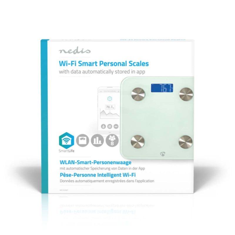 NEDIS | Wi-Fi Smart Personal Scale White | WIFIHS10WT