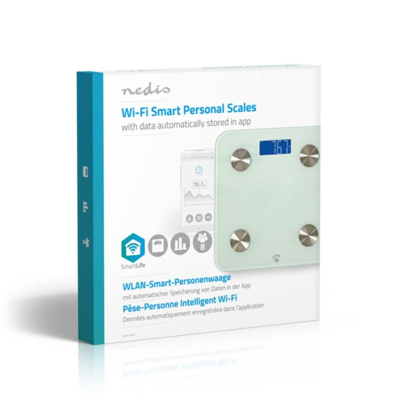 NEDIS | Wi-Fi Smart Personal Scale White | WIFIHS10WT