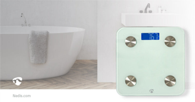 NEDIS | Wi-Fi Smart Personal Scale White | WIFIHS10WT