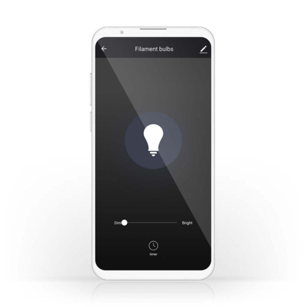 NEDIS | WiFi Smart LED Filament Bulb - E27 - A60 - 5W - 500lm | WIFILF10GDA60