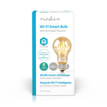 NEDIS | WiFi Smart LED Filament Bulb - E27 - A60 - 5W - 500lm | WIFILF10GDA60