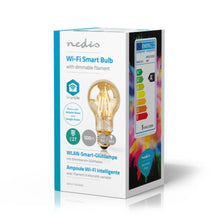 NEDIS | WiFi Smart LED Filament Bulb - E27 - A60 - 5W - 500lm | WIFILF10GDA60