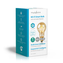 NEDIS | WiFi Smart LED Filament Bulb - E27 - A60 - 5W - 500lm | WIFILF10GDA60