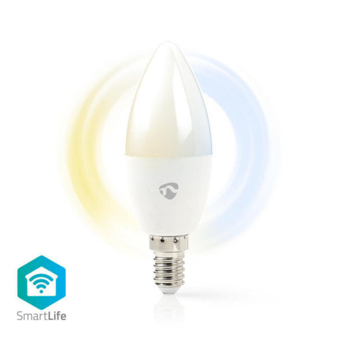 NEDIS | WiFi Smart LED Bulb Warm to Cool White - E14 | WIFILW10WTE14