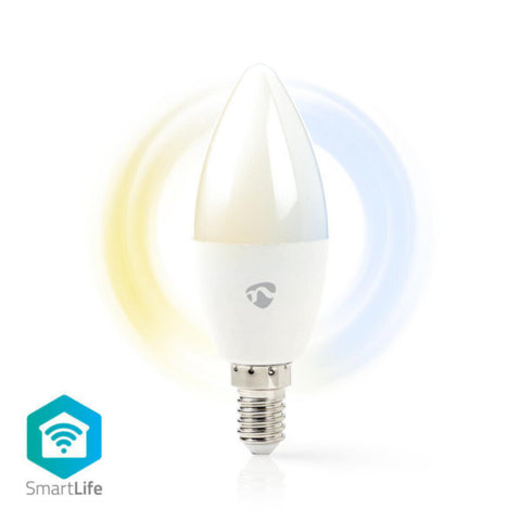 NEDIS | WiFi Smart LED Bulb Warm to Cool White - E14 | WIFILW10WTE14