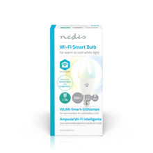 NEDIS | WiFi Smart LED Bulb Warm to Cool White - E14 | WIFILW10WTE14