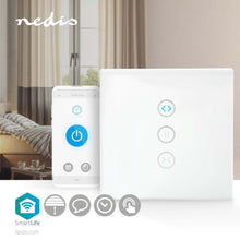 NEDIS | WiFi Smart Wall Switch, Curtain, Shutter or Sunshade Controller | WIFIWC10WT
