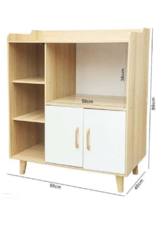 Wooden Kitchen Cabinet & Coffee Corner Beige | S 539 61