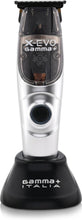 GAMMA+ | X-Evo Trimmer Microchipped Magnetic Motor with Interchangeable Lids Matte Colors, 3 Guards, Charging Stand
