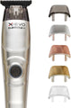 GAMMA+ | X-Evo Trimmer Microchipped Magnetic Motor with Interchangeable Lids Matte Colors, 3 Guards, Charging Stand