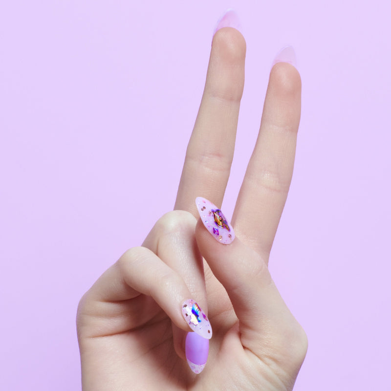 COOL MAKER | Goglam Nail Surprise Manicure Set with Surprise Feature Press on Nails and Polish | IBD106TOY02596