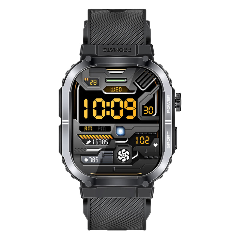 PROMATE | 2.01 Smart Watch With BT Calling And TFT Display Black | XWATCH-SL.BLACK
